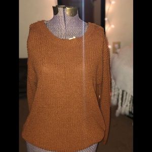 Copper knitted long sleeve